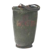 A Painted Leather Fire Bucket