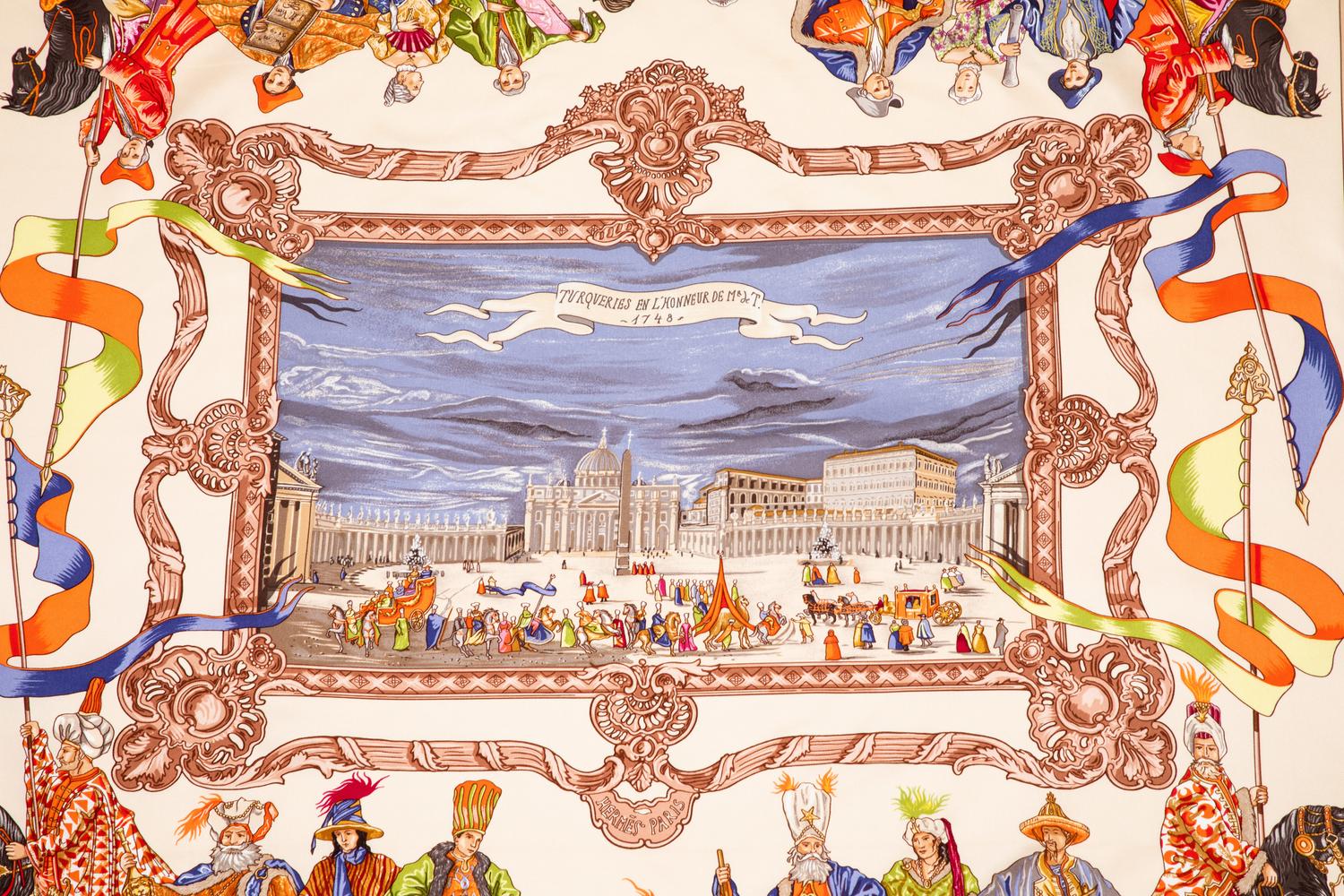 Hermès 90cm Silk Scarf