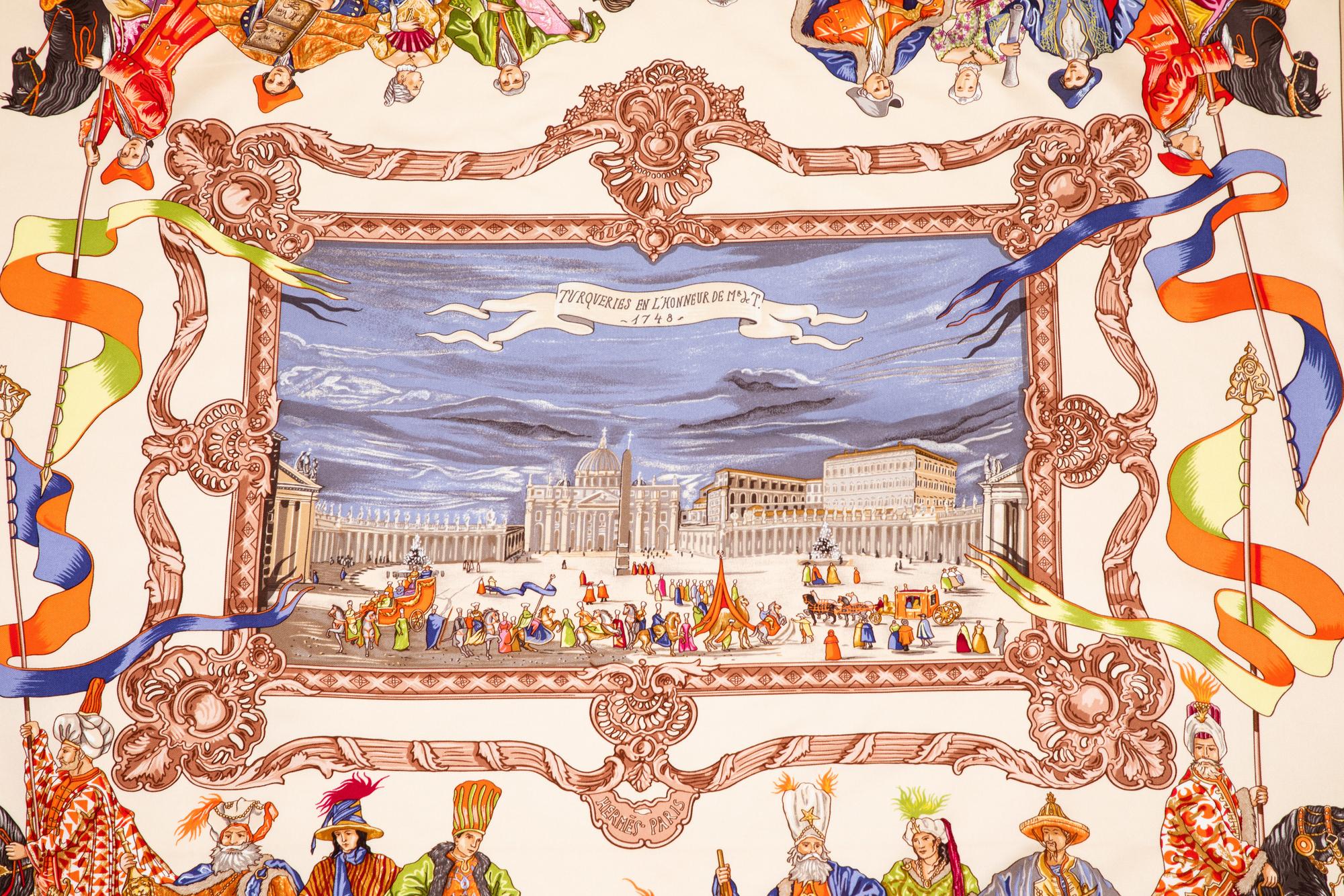 Hermès 90cm Silk Scarf