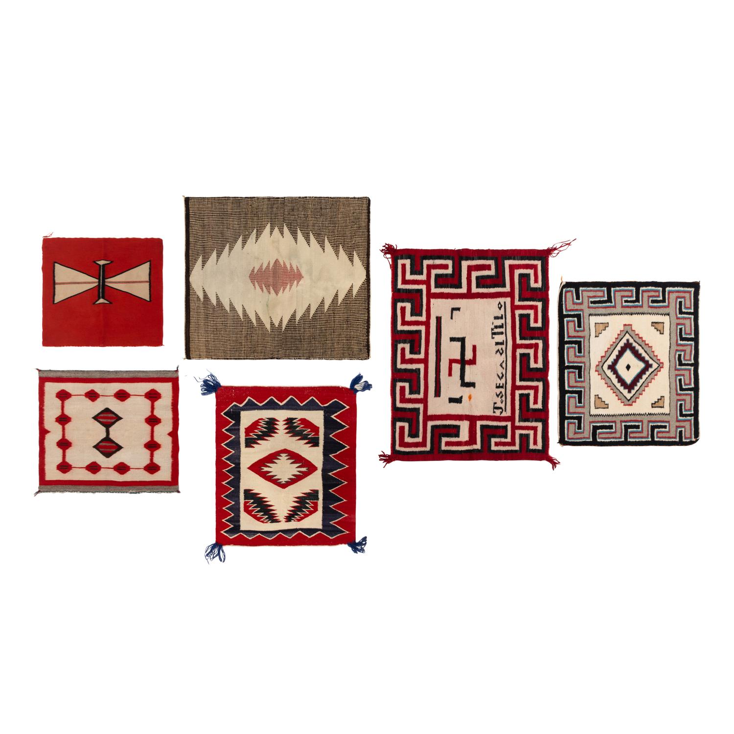Collection of Navajo Samplers, including Germantown [Rug]