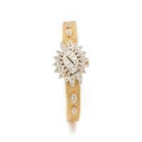 CHOPARD, 18K YELLOW GOLD AND DIAMOND HIDDEN DIAL WATCH