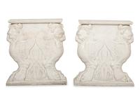 An Italian Specimen Marble and Carved White Marble Table