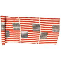 [FLAGS & PATRIOTIC TEXTILES]. Bolt of 42-star American parade flags. N.p., [ca 1889-1890].