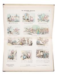 (CHILDREN'S) BUSCH WILHELM. Busch Bilderbogen I and II. Munich, [c. 1870]