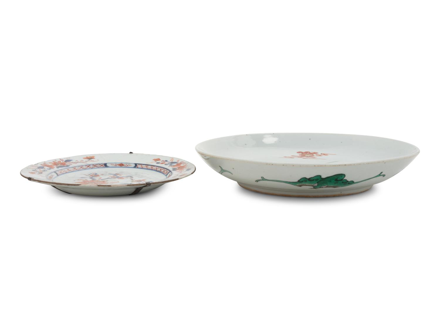 Two Chinese Porcelain Plates