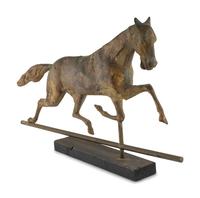 A Molded Copper and Cast Zinc Ethan Allen Weathervane