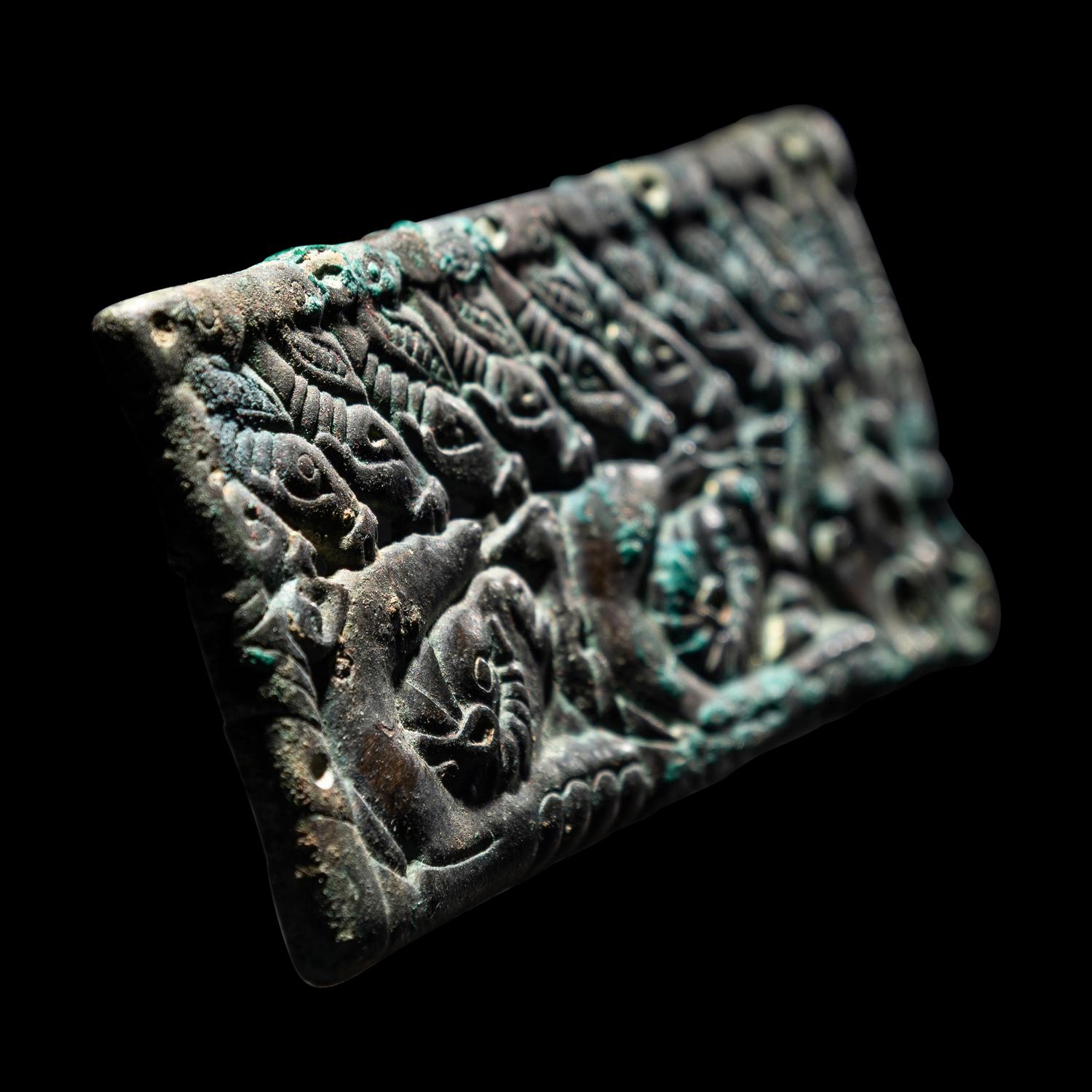 A Eurasian Bronze Plaque