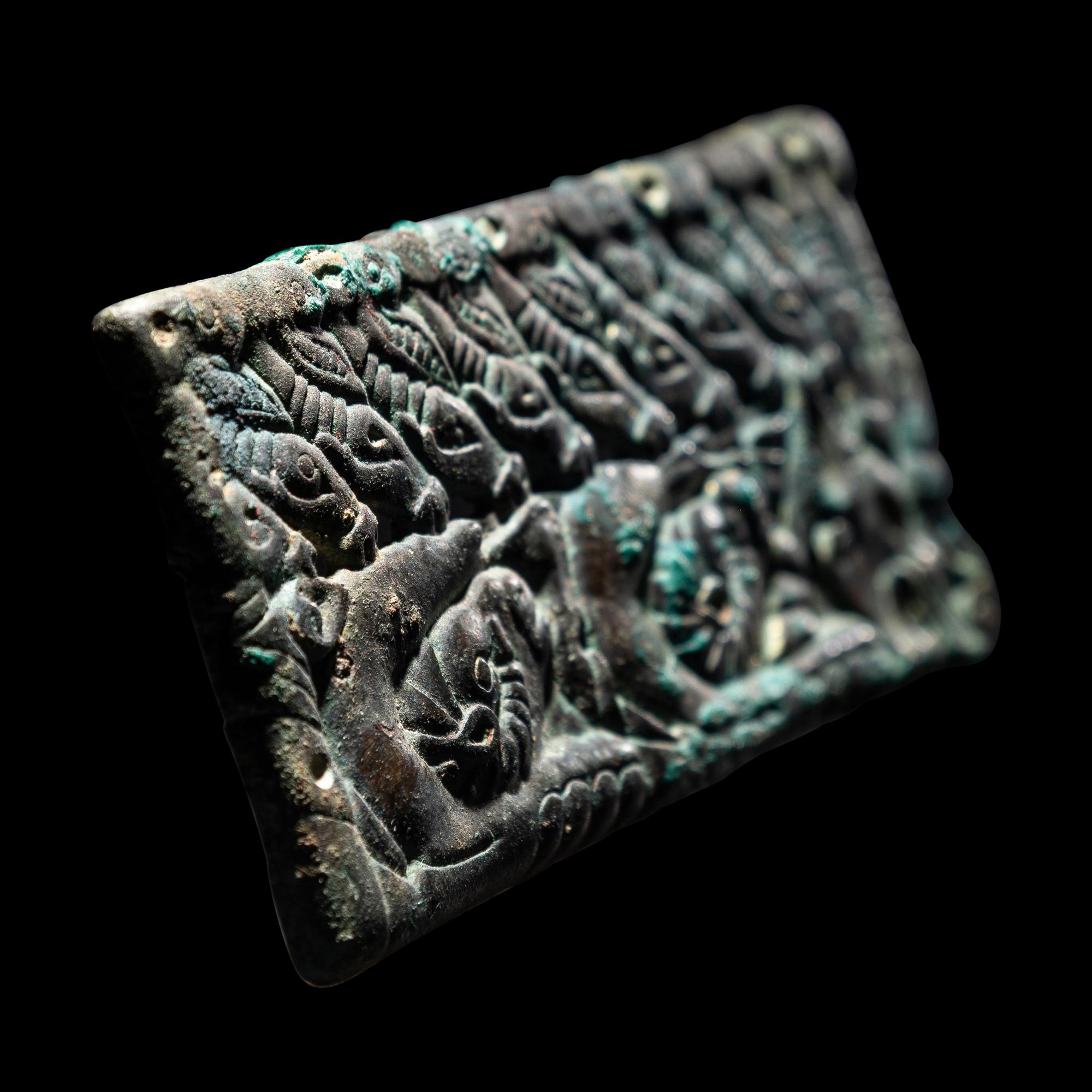A Eurasian Bronze Plaque