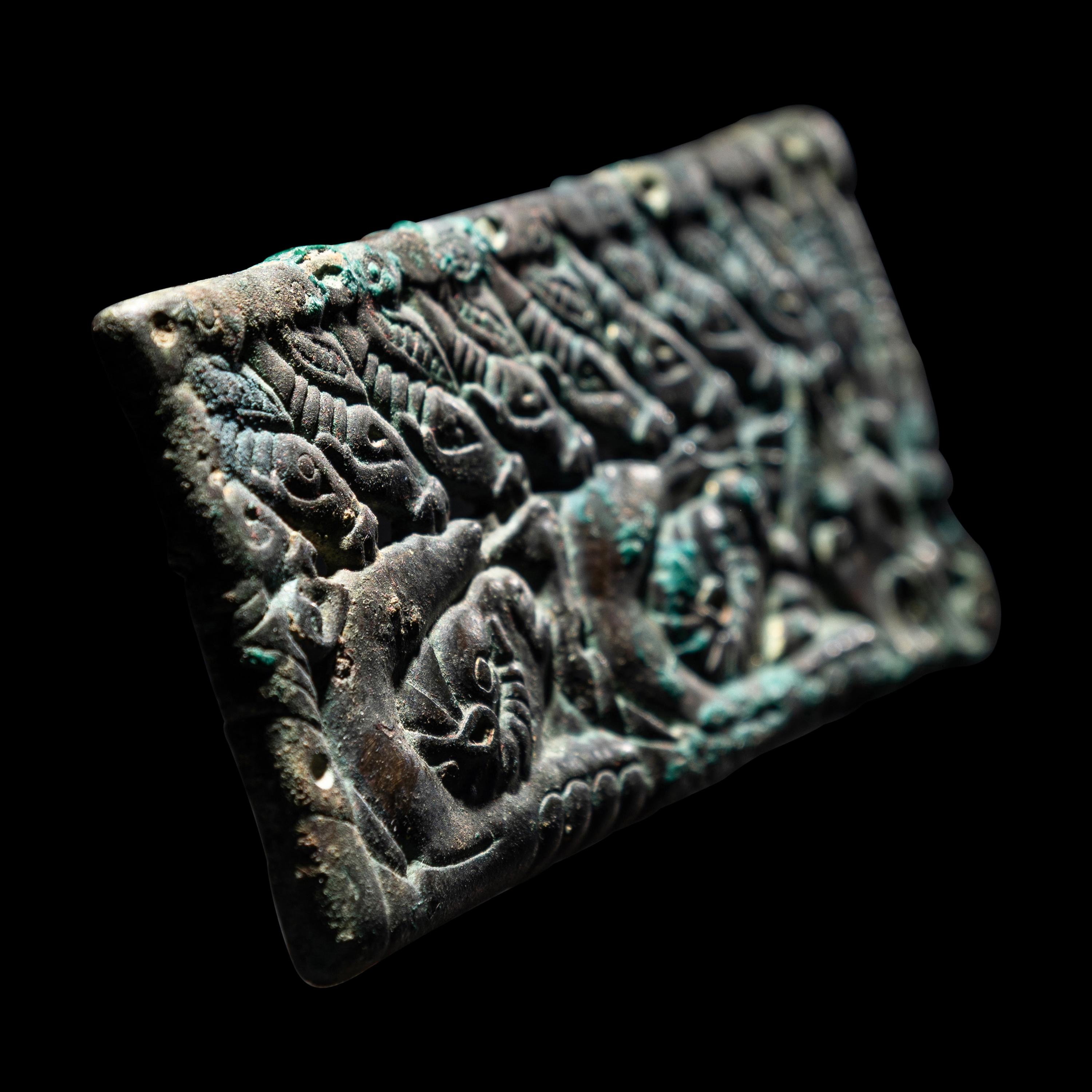 A Eurasian Bronze Plaque