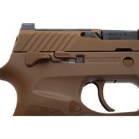 *Scarce Sig Sauer M17 Surplus with Brown Finished Small Parts in Box with Two Magazines