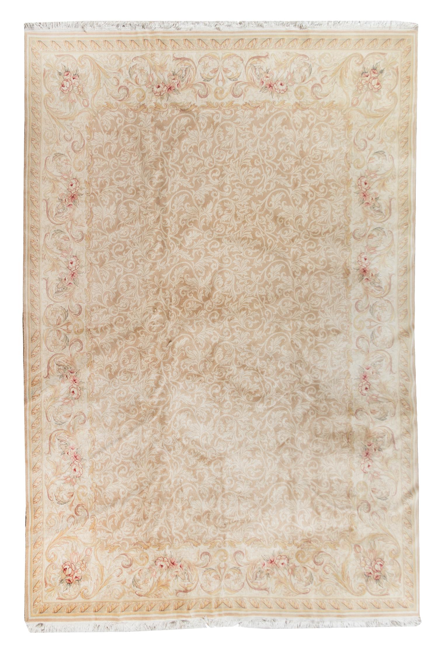An Aubusson Style Wool Rug — SECOND HALF 20TH CENTURY