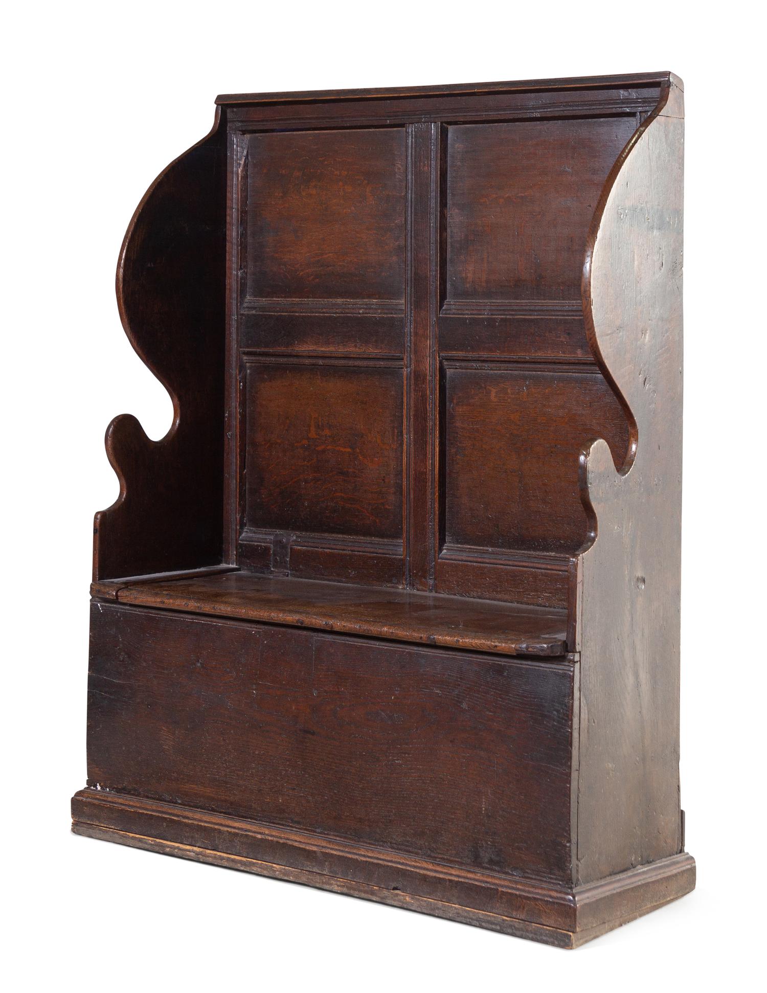 An English Oak Settle