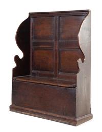 An English Oak Settle
