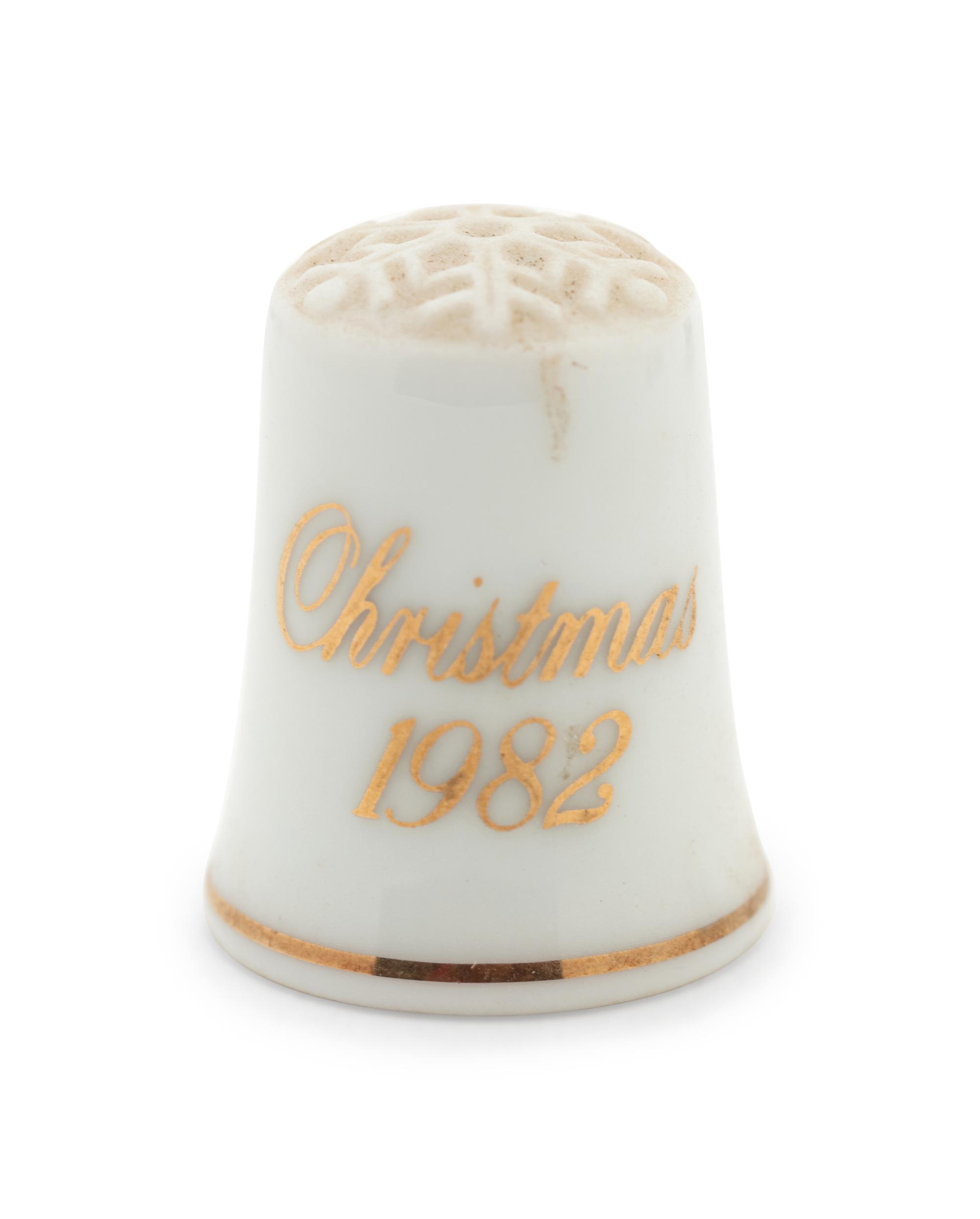Sixteen Porcelain Thimbles