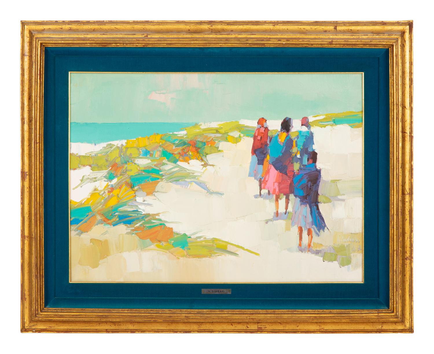 Women Walking on the Beach