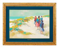 Women Walking on the Beach