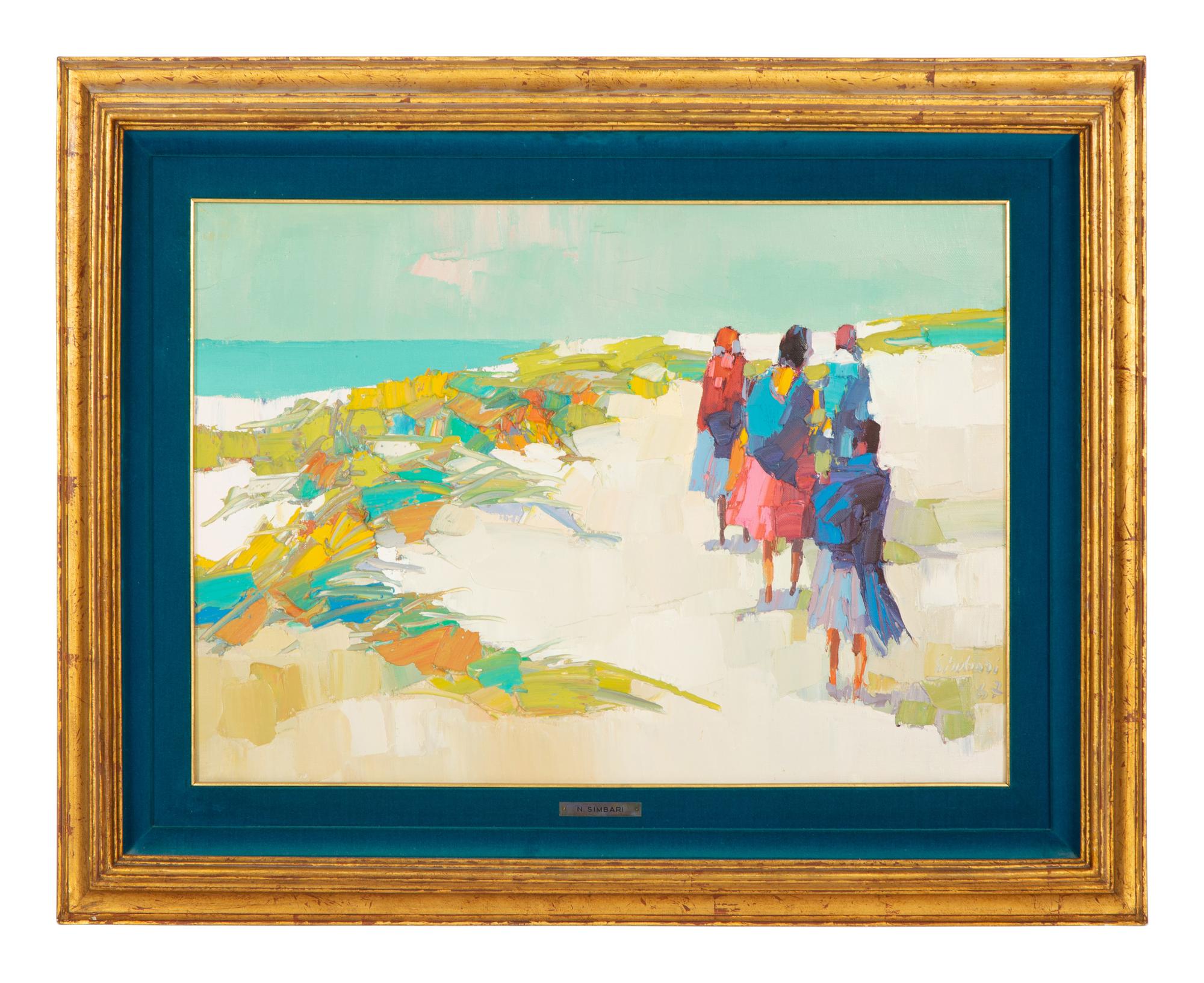 Women Walking on the Beach