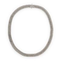 Diamond and White Gold Necklace
