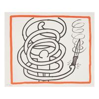 Keith Haring (American, 1958–1990) — A group of three works from Against all odds , 20 Drawings, 1990
