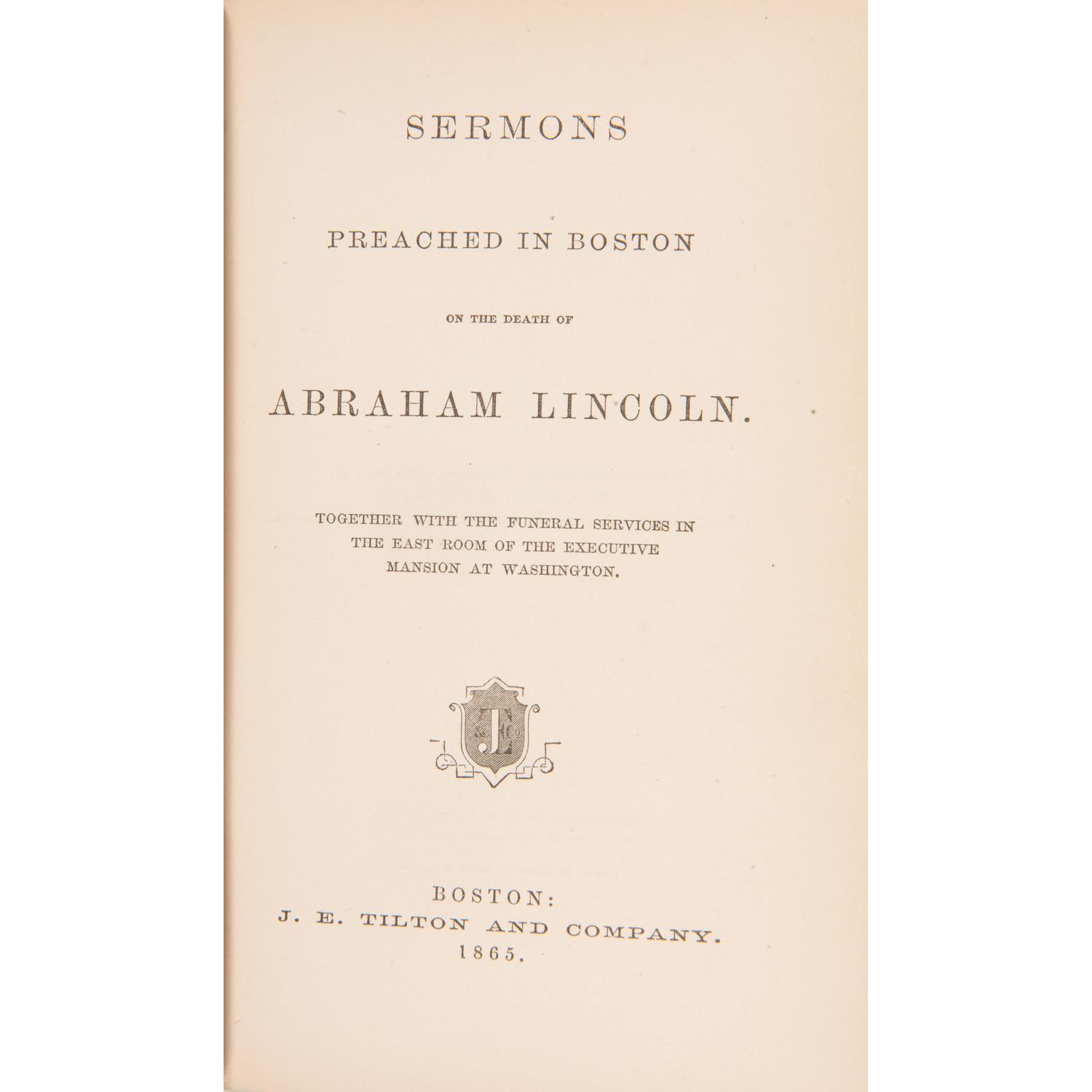 Abraham Lincoln, Five Civil War-Period Titles and Imprints, Plus