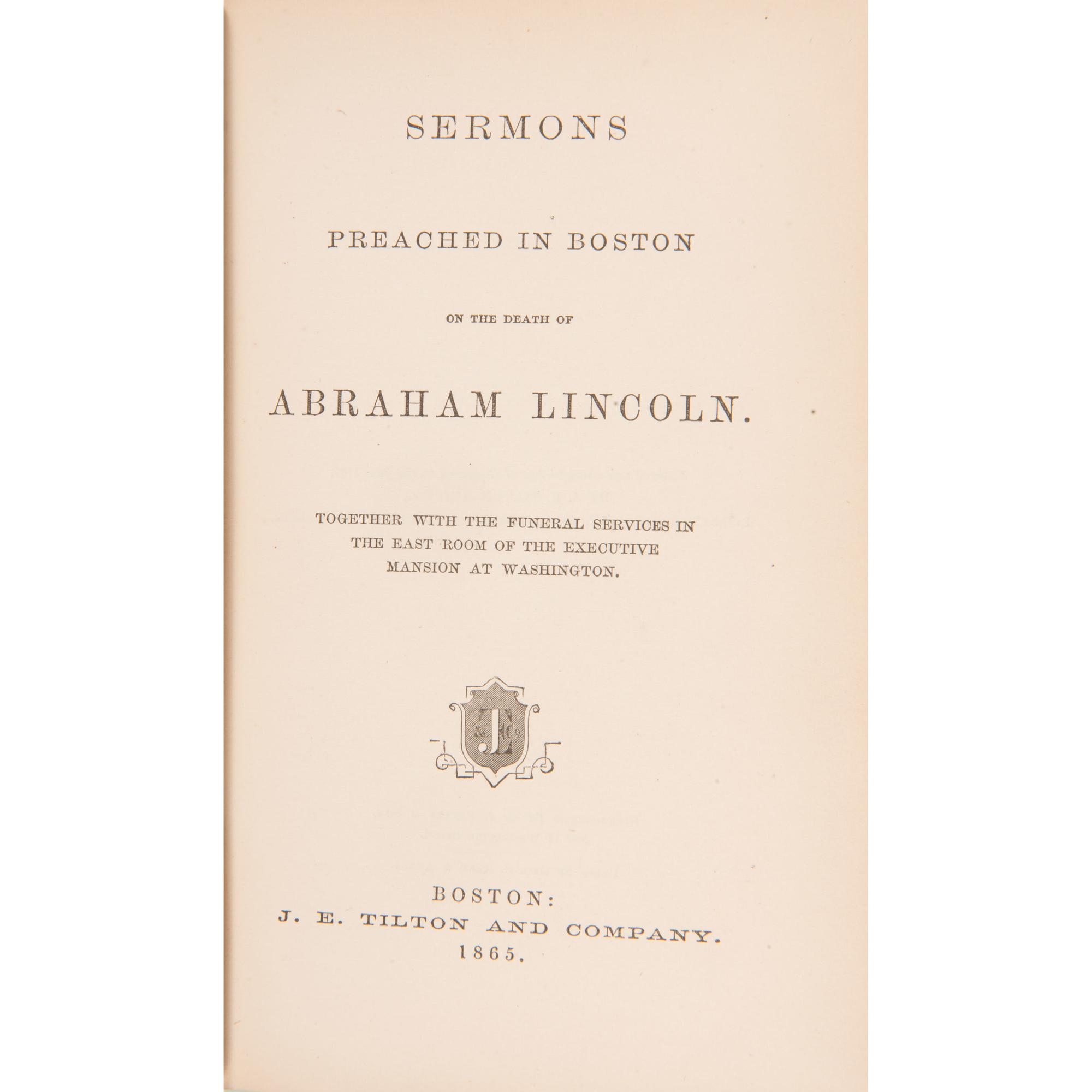 Abraham Lincoln, Five Civil War-Period Titles and Imprints, Plus