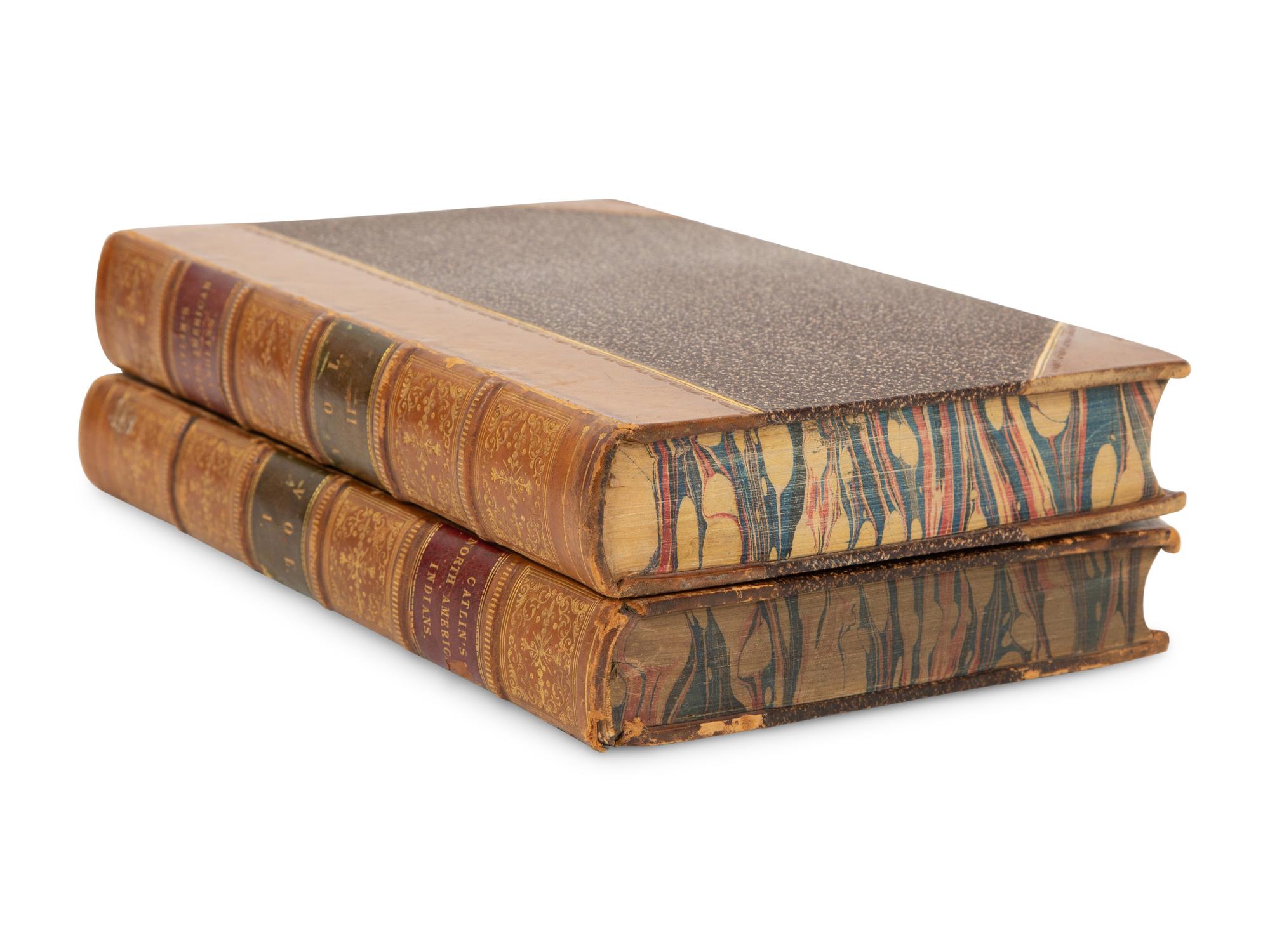 CAITLIN, George (American, 1796 -1872) "Letters and Notes on the Manners, Customs and Condition of the North American Indians". London: David Bogue, 1844