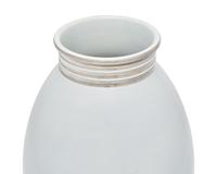 A Wedgwood Platinum and Gray-Glazed Vase