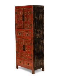 A Chinese Export Lacquer Cabinet