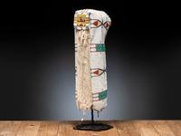 Sioux Beaded Hide Cradle