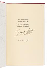 FORSYTH, Frederick (b. 1938). A group of 4 novels by Forsyth, comprising: