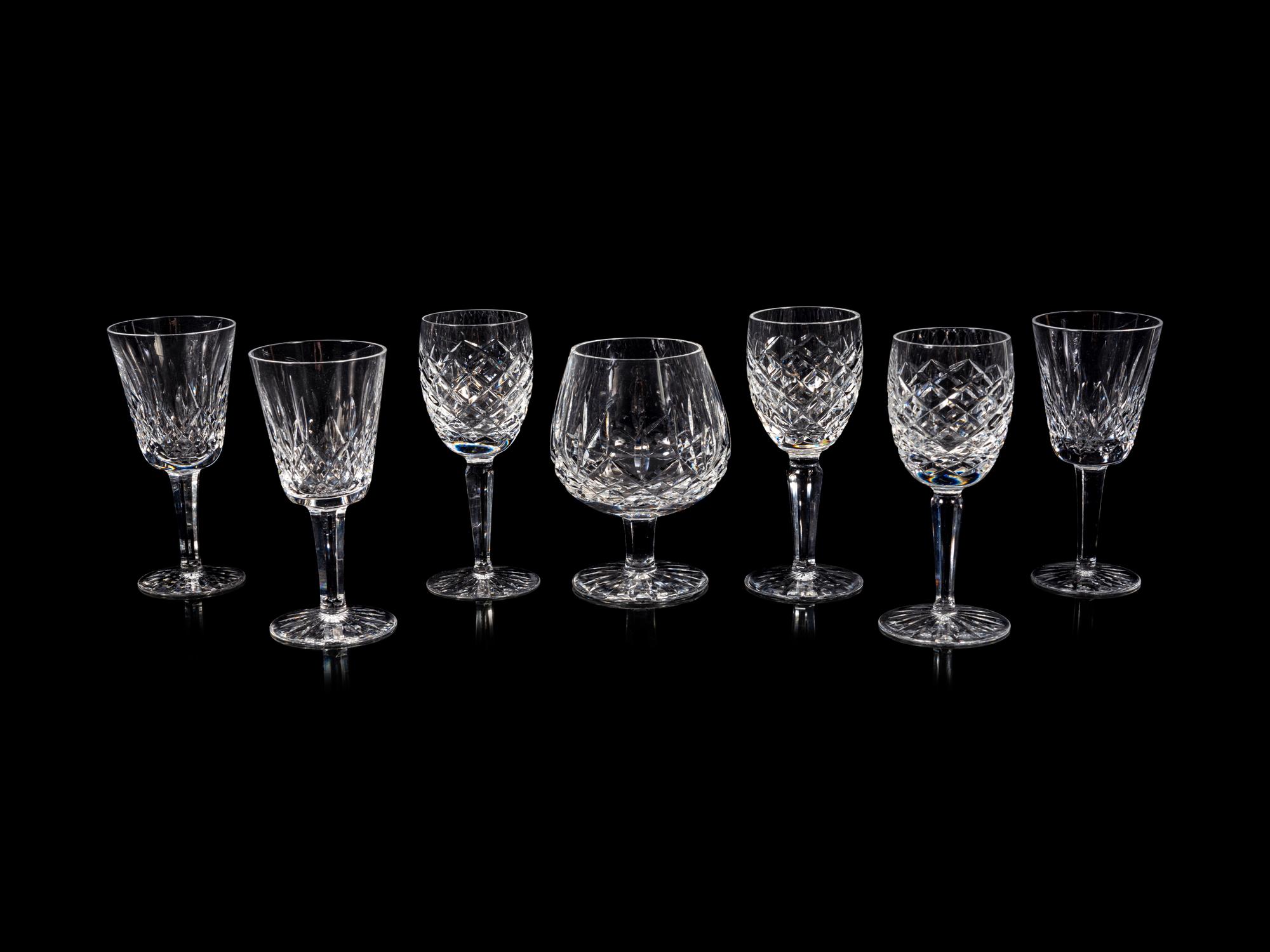 A Group of Waterford Glass Stemware