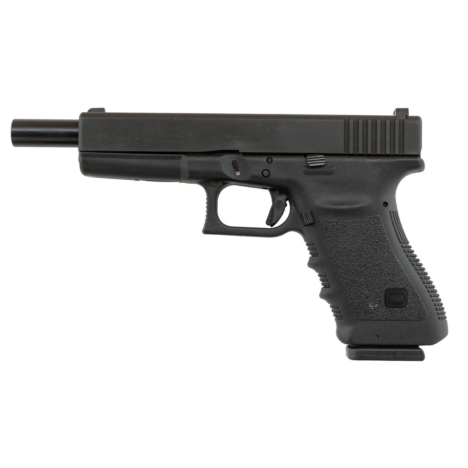 *Glock 20 Gen 3 in Glock "Tupperware" Box with Accessories and Extended Barrel