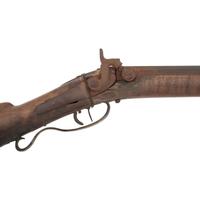 Halfstock Heavy Barrel Percussion Kentucky Rifle by P.A. Reinhard ca.1871