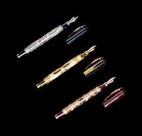 A Visconti Three Magi Limited Edition Three-Fountain Pen Set