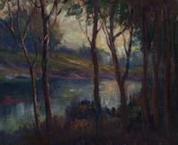 Voss Wiberg, (20th century), Forest Landscape