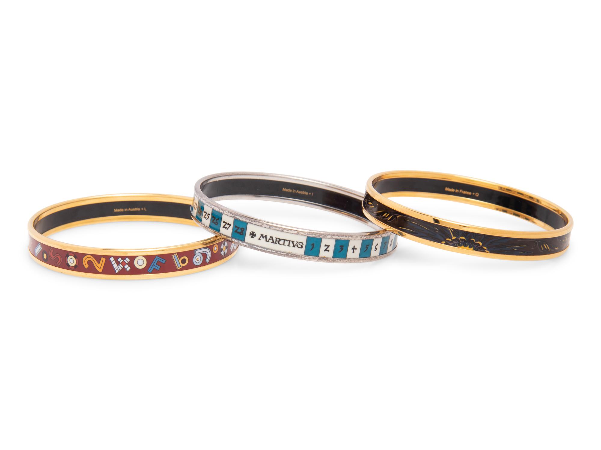 Three Hermès Bracelets