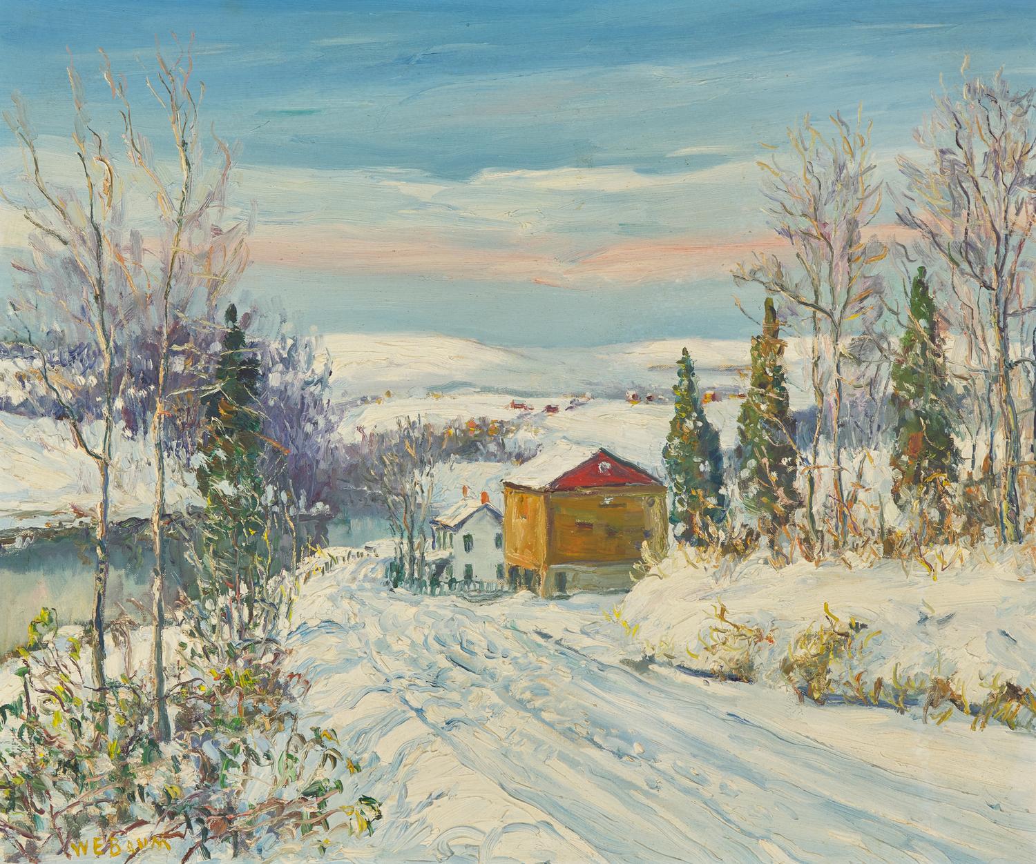 Walter Emerson Baum (American, 1884-1956) — Winter, Pennsylvania