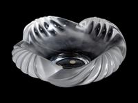 A Lalique Molded and Frosted Glass Bowl