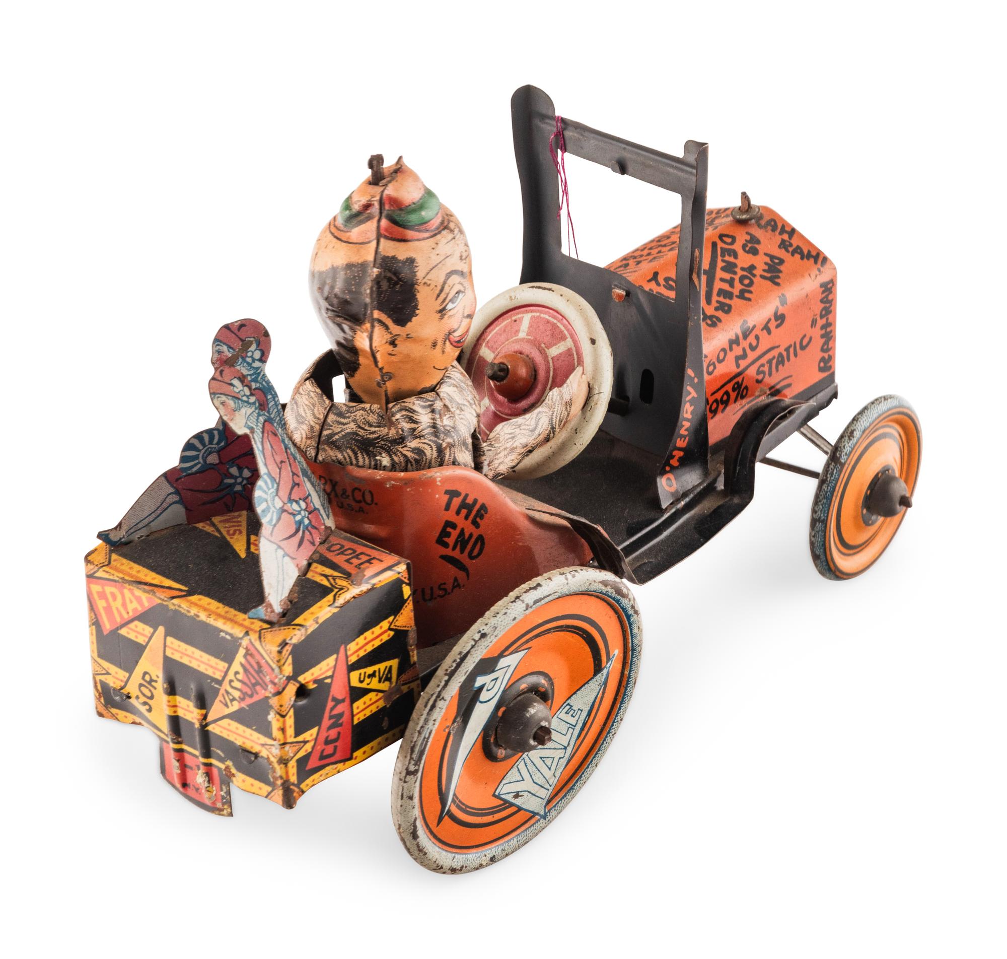 Two Marx Tin Lithograph Toy Cars