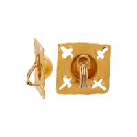 JEAN MAHIE, HIGH KARAT GOLD CLIP EARRINGS