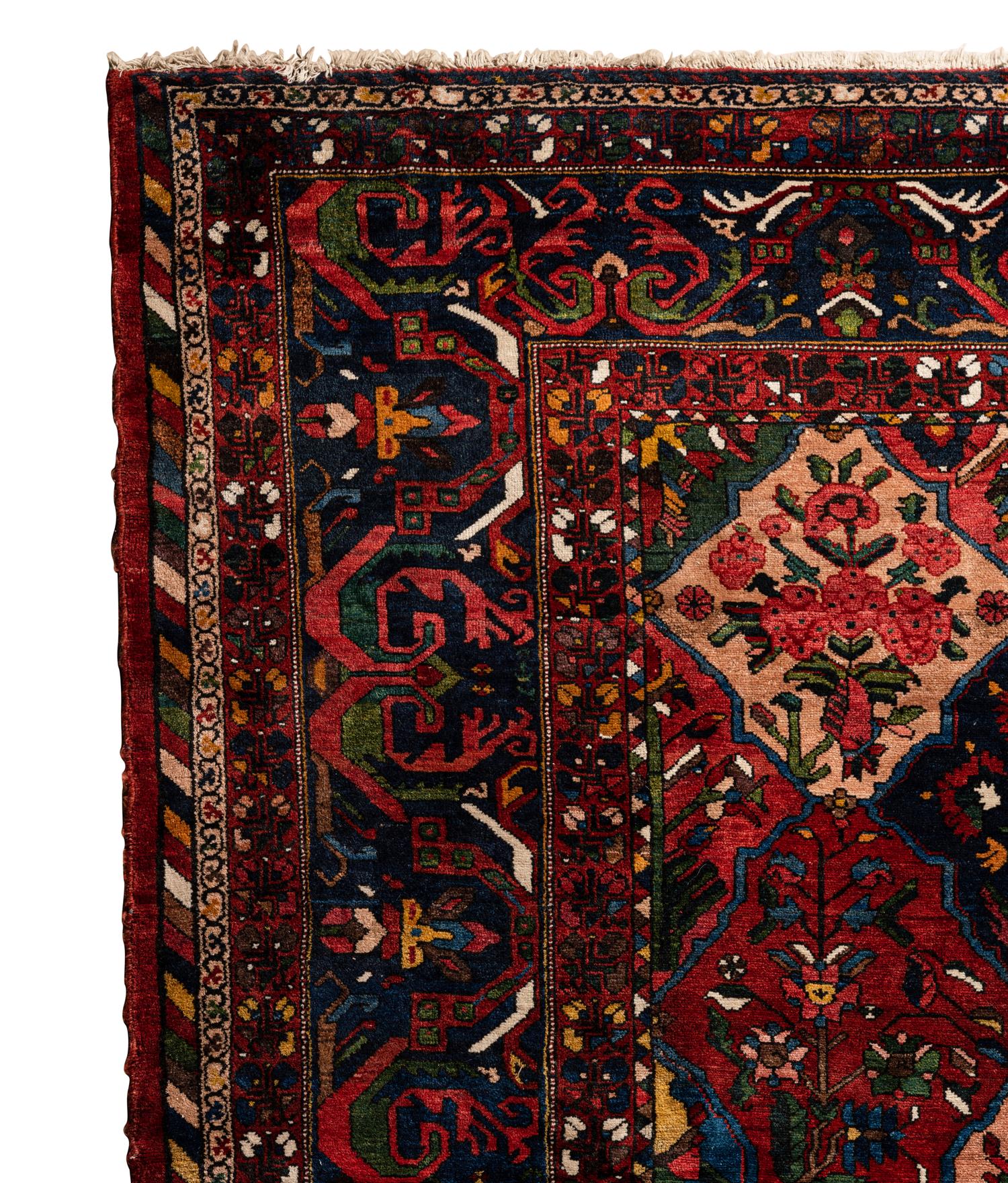 A Bakhtiari Wool Carpet