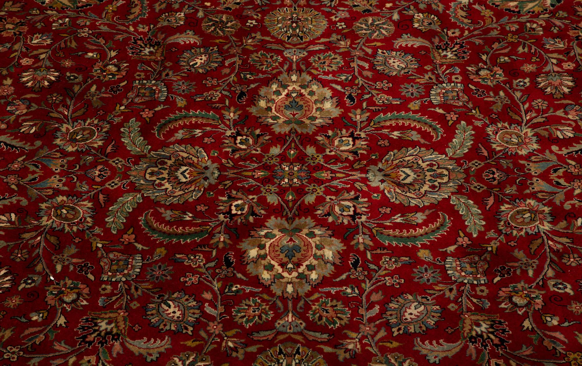 An Indian Persian Design Wool Rug