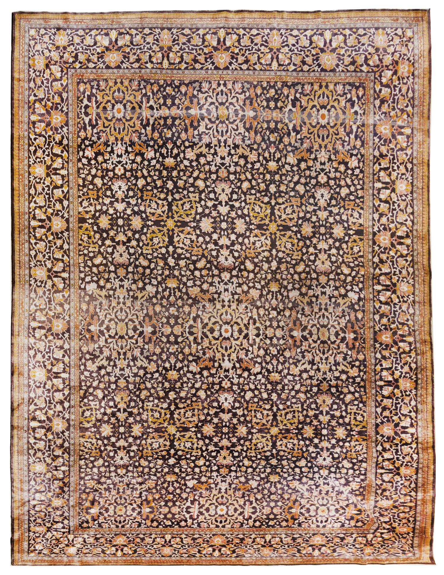 An Amritsar Wool Rug 15 feet 4 inches x 11 feet 1 inch. — NORTH INDIA, CIRCA 1900