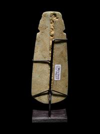 A Nicoya Jade Axe God Pendant
