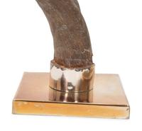 A Pair of Anthony Redmile Impala Horns Mounted on Bronzed Metal Bases