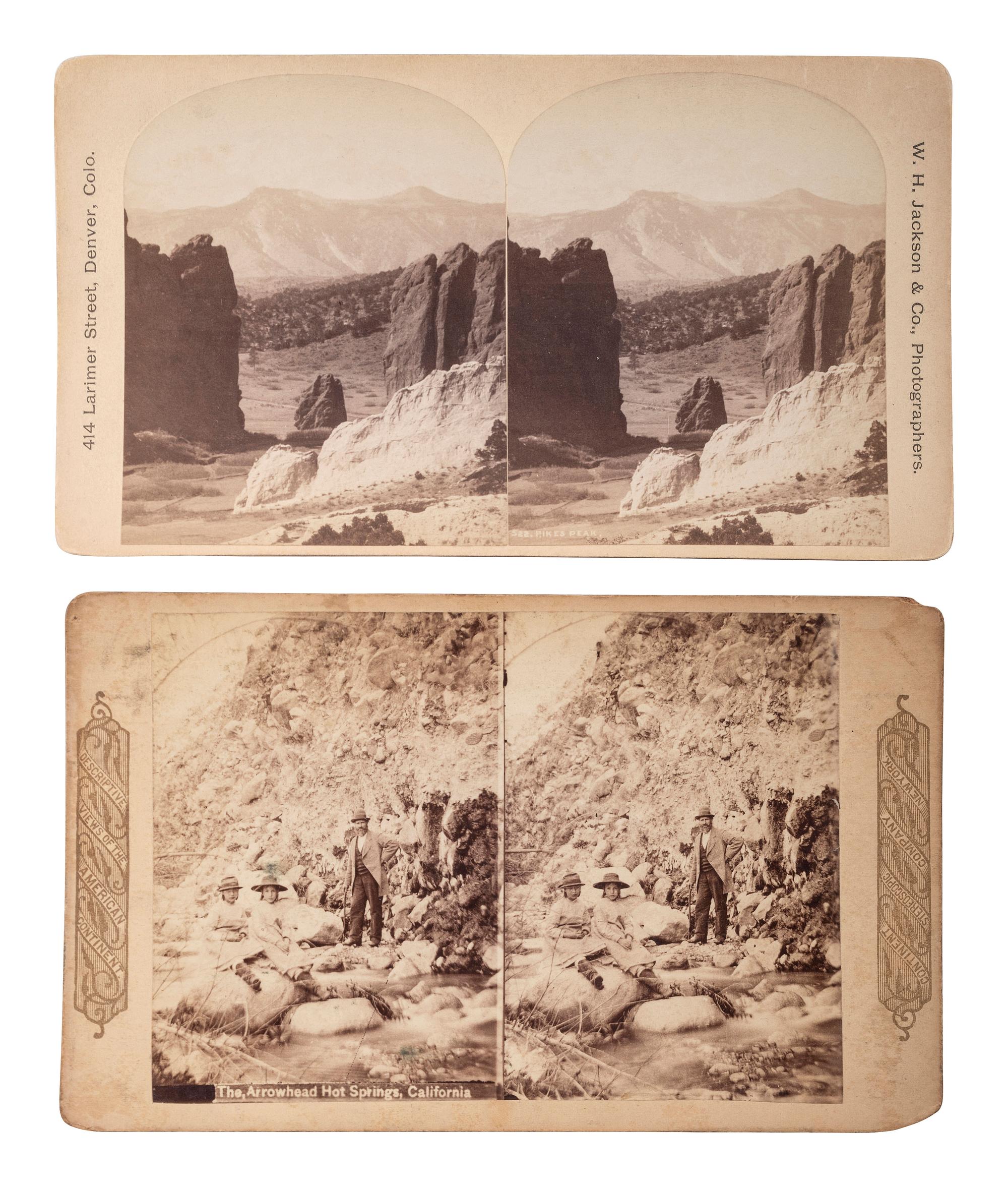 [WESTERN AMERICANA]. 33 photographs of California & Colorado scenery.