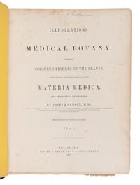 CARSON, Joseph (1808-1876). Illustrations of Medical Botany . Philadelphia: Robert P. Smith, 1847.