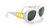 A Pair of Chanel White Sunglasses,
