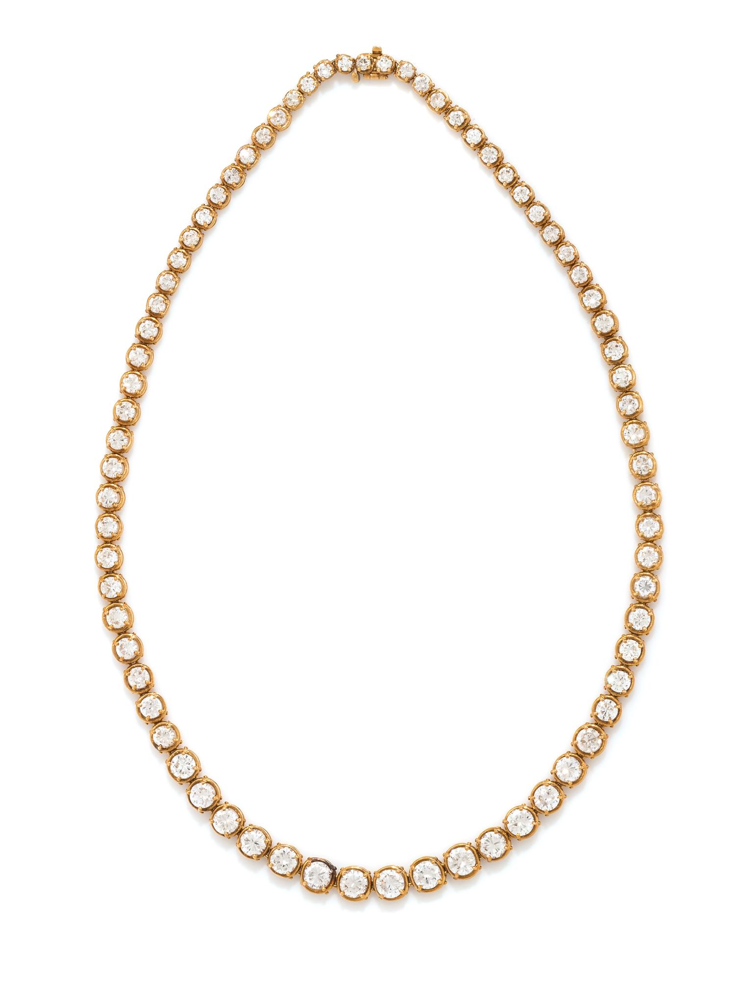 DIAMOND RIVIÈRE NECKLACE