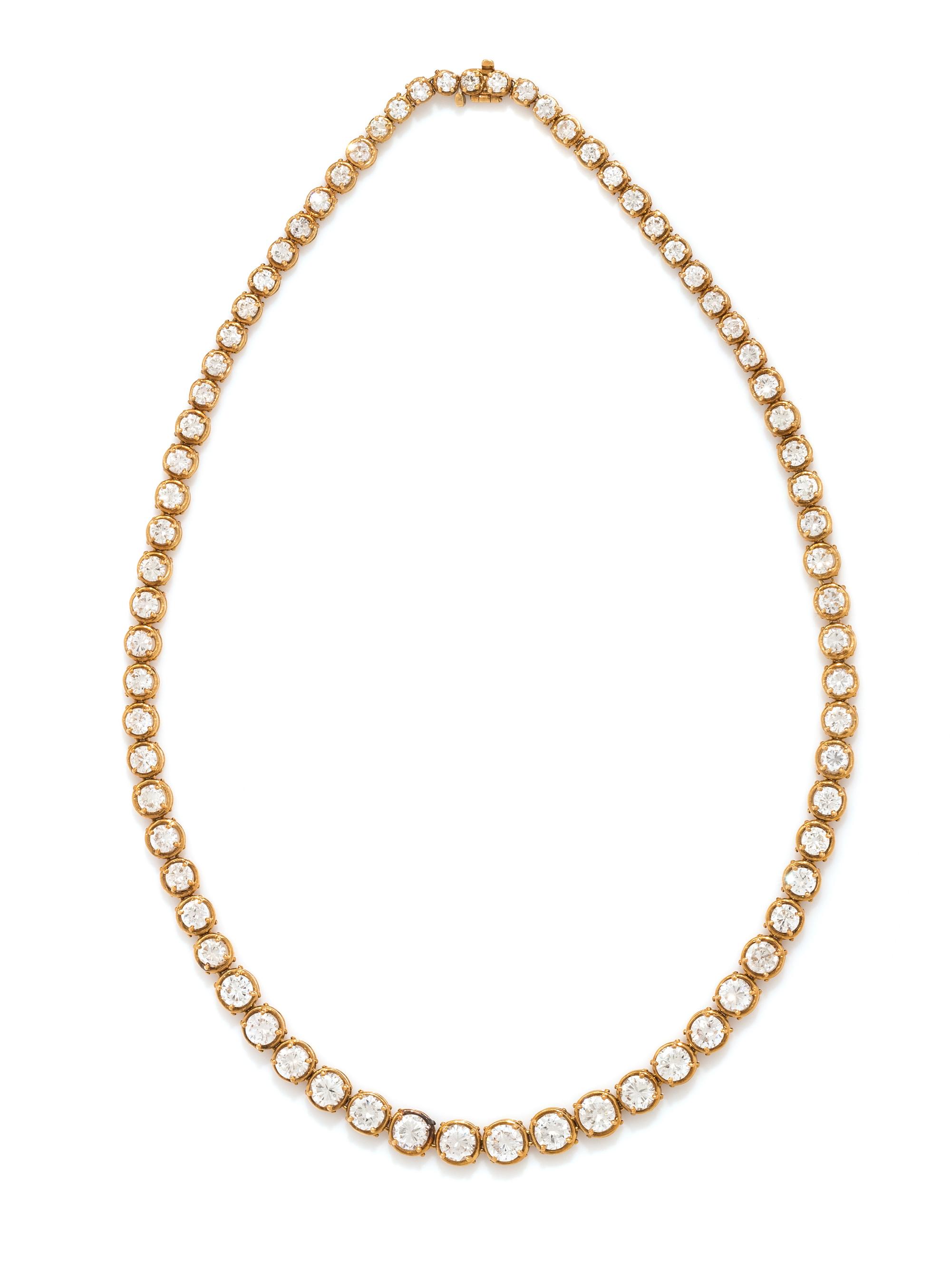 DIAMOND RIVIÈRE NECKLACE